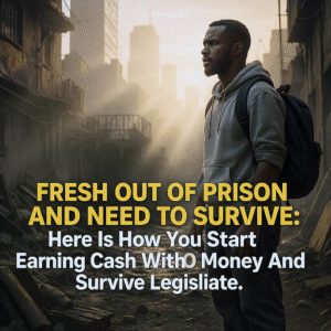 Fresh Out Of Prison And Need To Survive: Here Is How You Start Earning Cash With Absolutely NO Money And Survive Legitimately