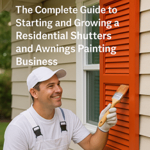 The Complete Guide to Starting and Growing a Residential Shutters and Awnings Painting Business