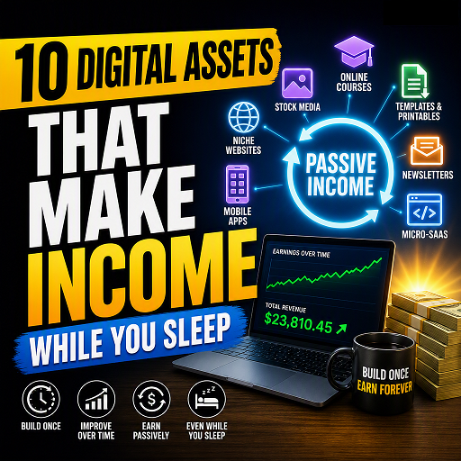 Owning your own digital assets, pays you income for the rest of your life.